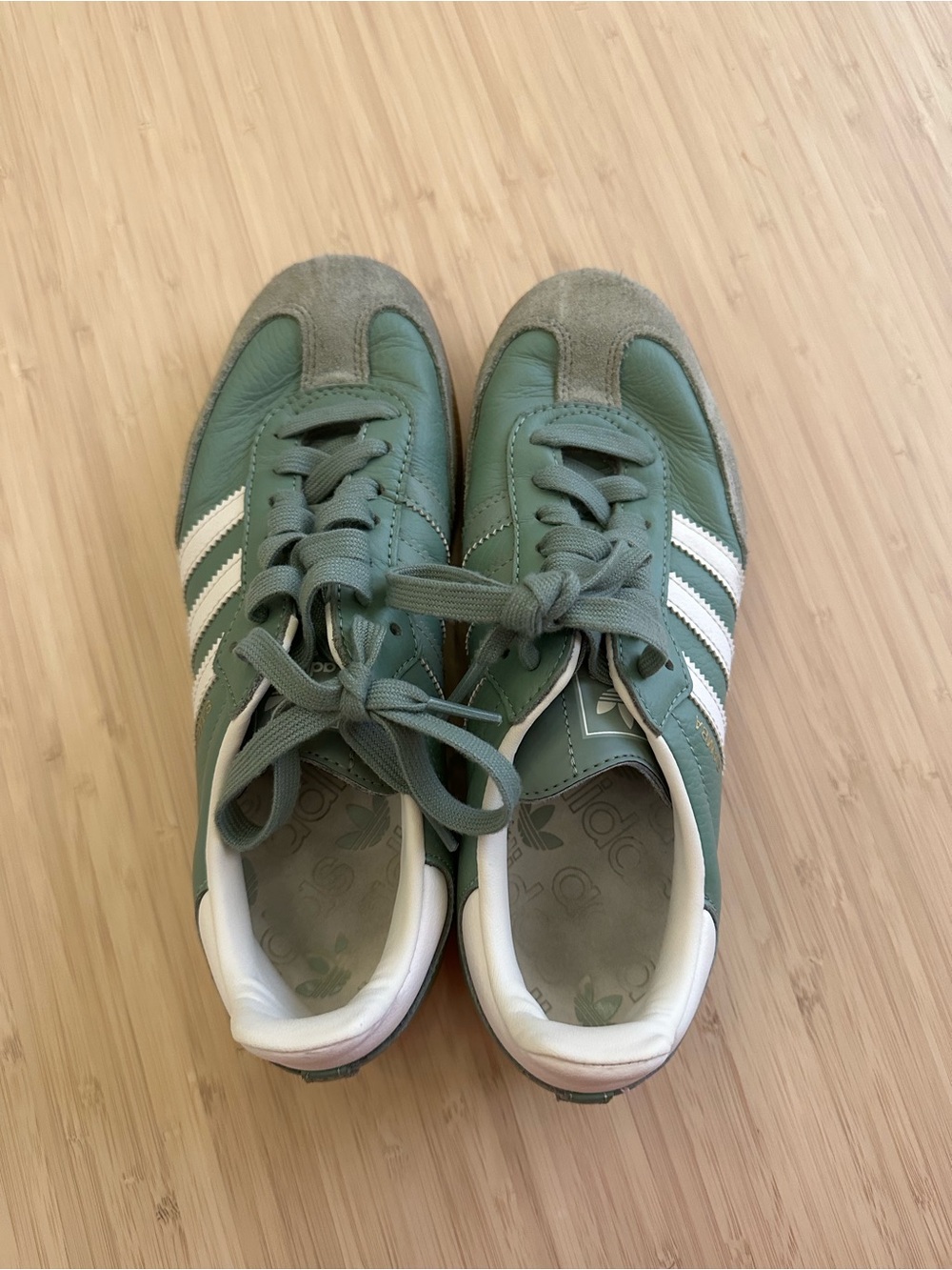 Sage Green Adidas Samba